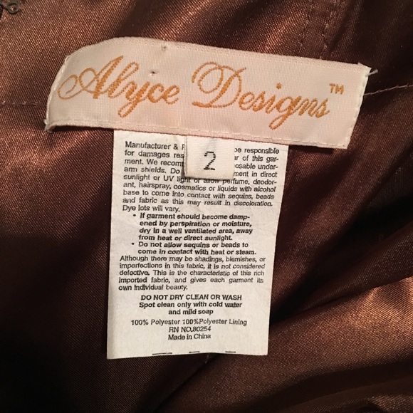 Brown Formal Dress - Picture 6 of 8